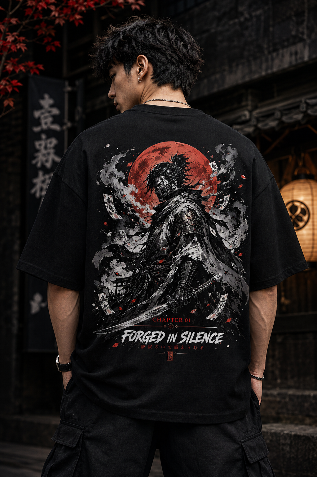 Forged In Silence" Oversized Heavyweight T-Shirt | The Claw Studio