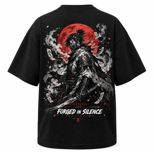 Forged In Silence" Oversized Heavyweight T-Shirt | The Claw Studio